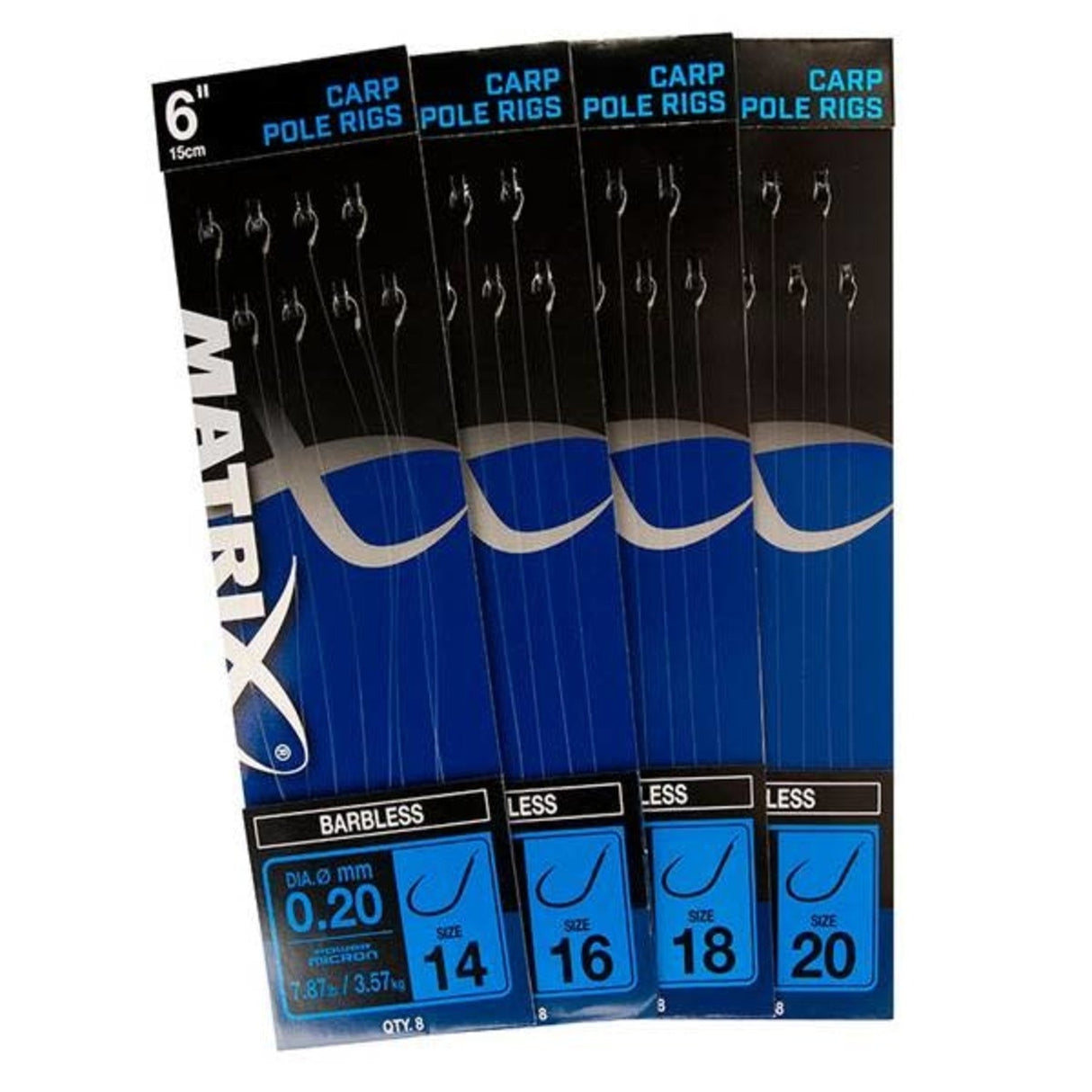 Matrix - 15cm Carp Pole Rigs - Hengelsport De Goeie Vangst