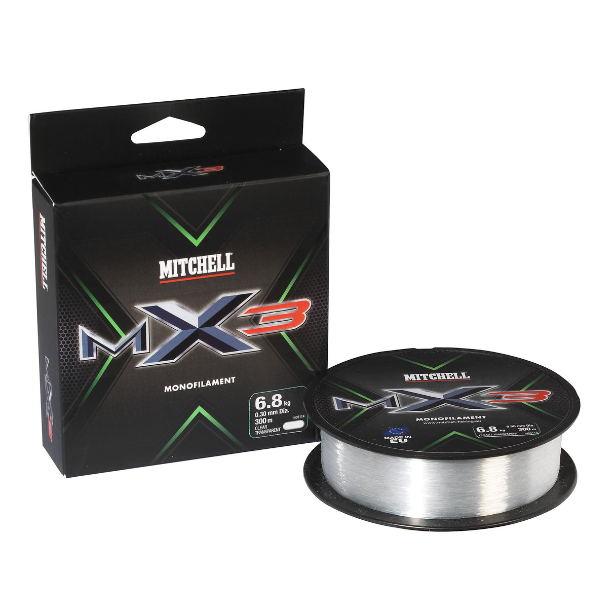 Mitchell - MX3 Monofilament 300m - Hengelsport De Goeie Vangst