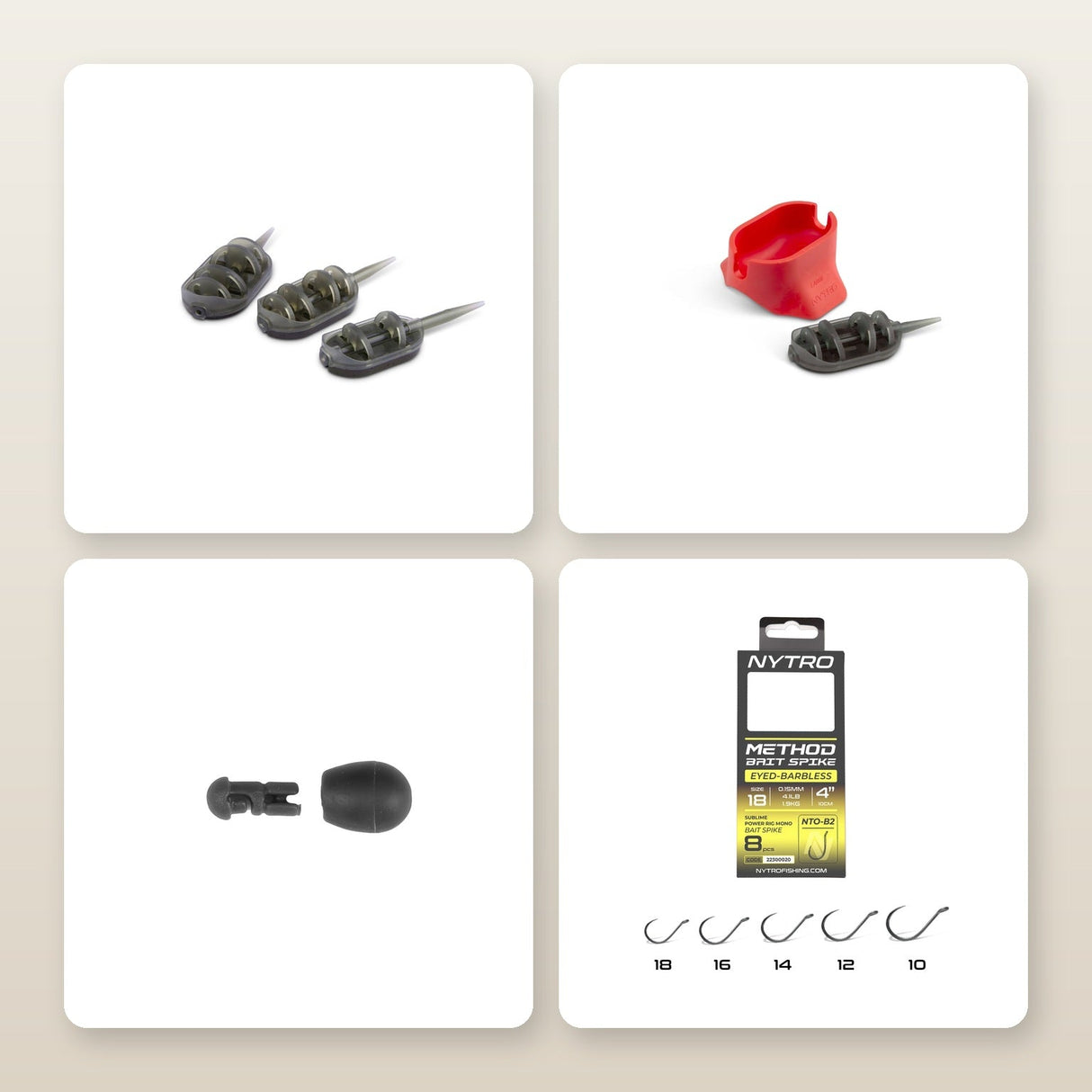 Nytro Method Feeder Accessoireset met originele productfoto’s