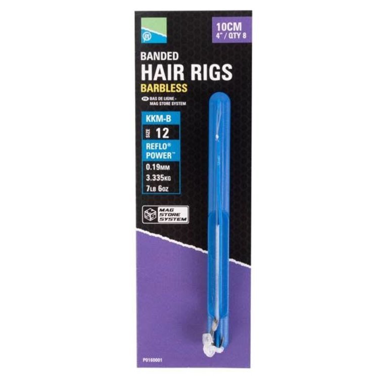 Preston - Banded Hair Rigs Barbless - Hengelsport De Goeie Vangst