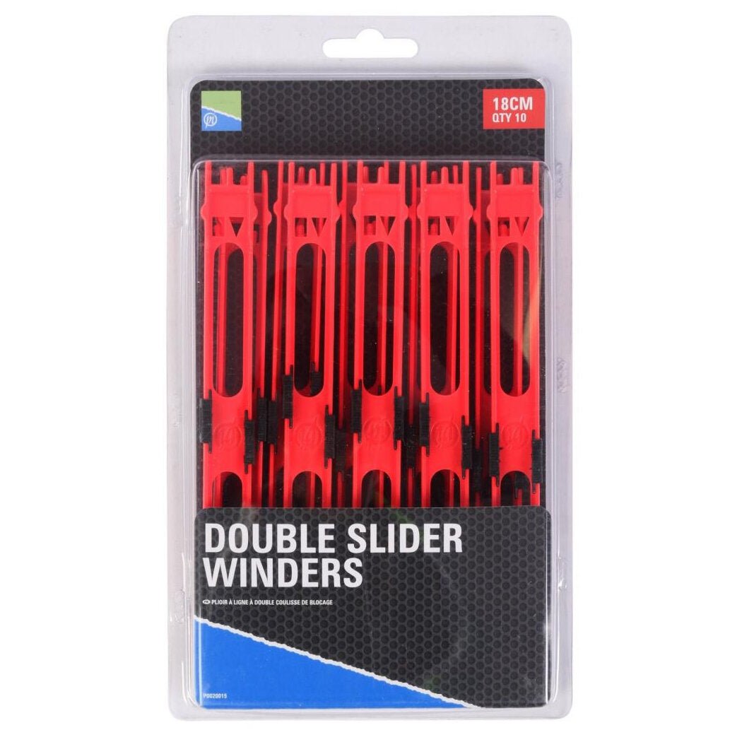 Preston - Double Slider Winders | 18cm | Rood - Hengelsport De Goeie Vangst