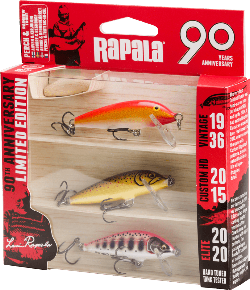 Rapala - 90 Years Lure Kit | Limited Edition - R90CDSBRT - Hengelsport De Goeie Vangst