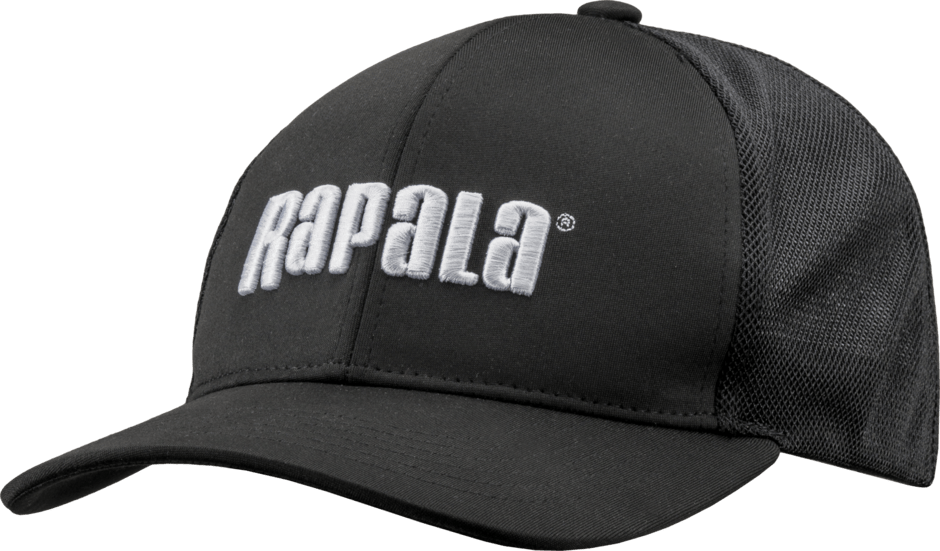 Rapala - Zwarte Mesh Snapback Pet - Hengelsport De Goeie Vangst