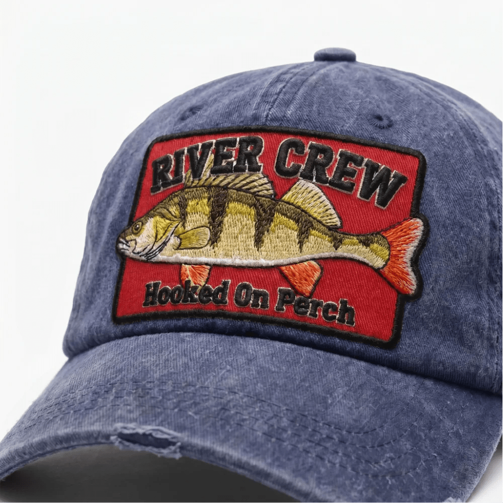 River Crew-Baars Visserspet Blauw -RCBPB- Hengelsport De Goeie Vangst