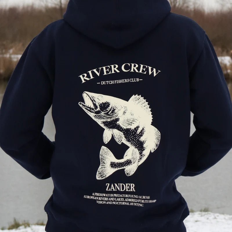 River Crew - Zander Hoodie - - Hengelsport De Goeie Vangst