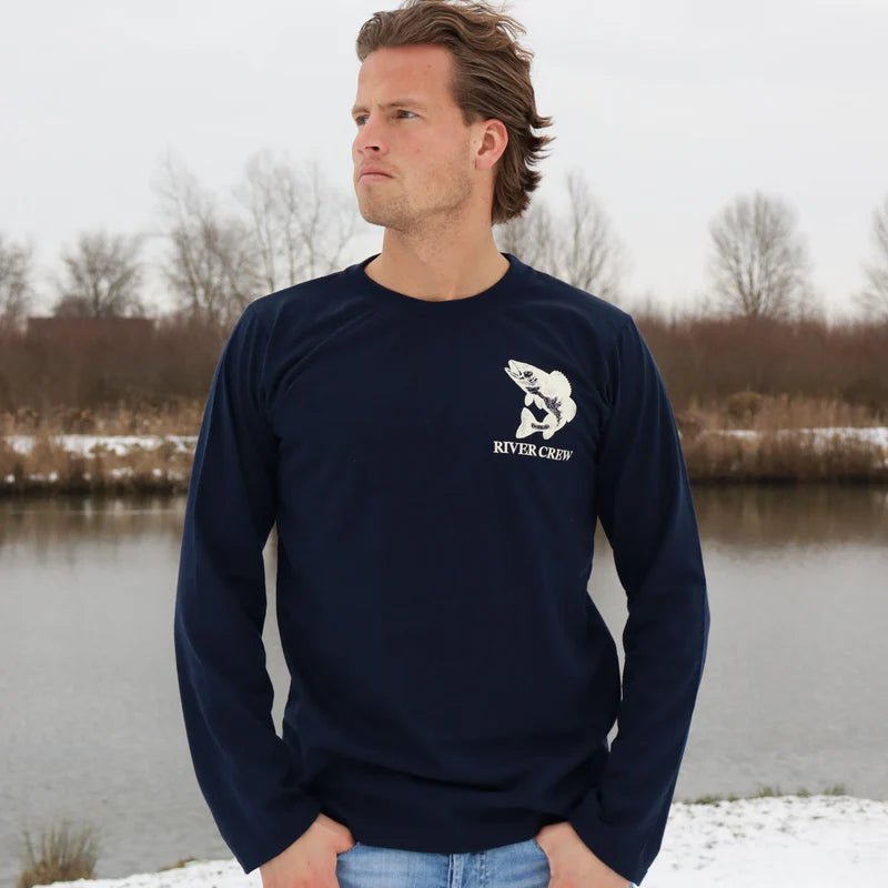 River Crew - Zander Longsleeve - - Hengelsport De Goeie Vangst