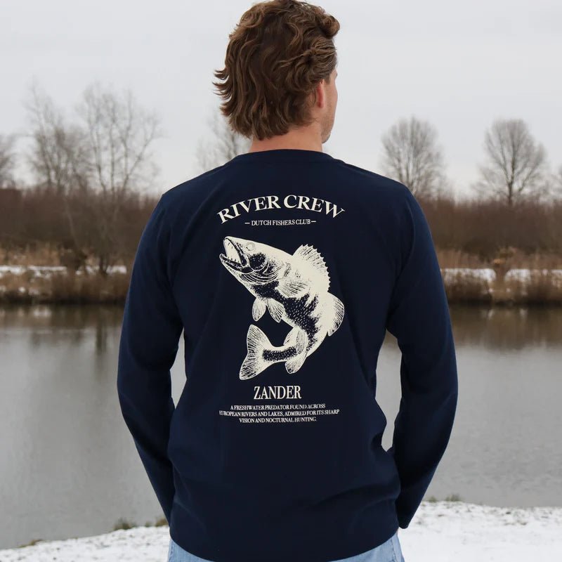 River Crew - Zander Longsleeve - - Hengelsport De Goeie Vangst