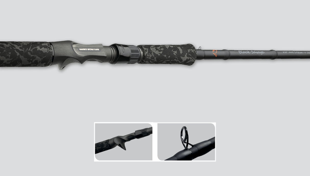 Savage Gear - Black savage jerk | 1.98m | >60g - Hengelsport De Goeie Vangst