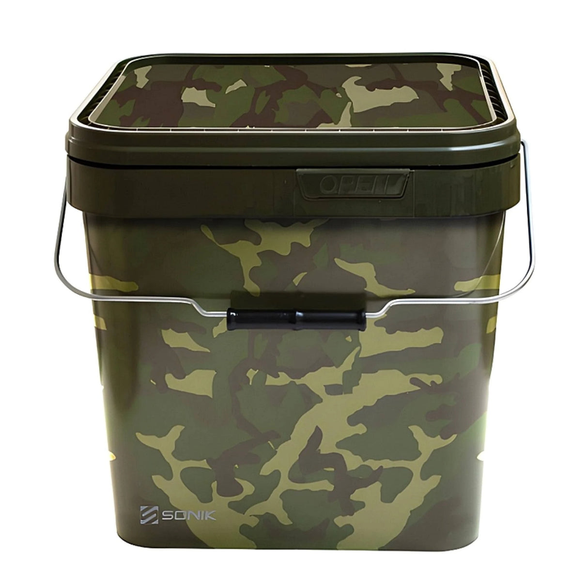 Sonik - Camo Square Bucket - Hengelsport De Goeie Vangst