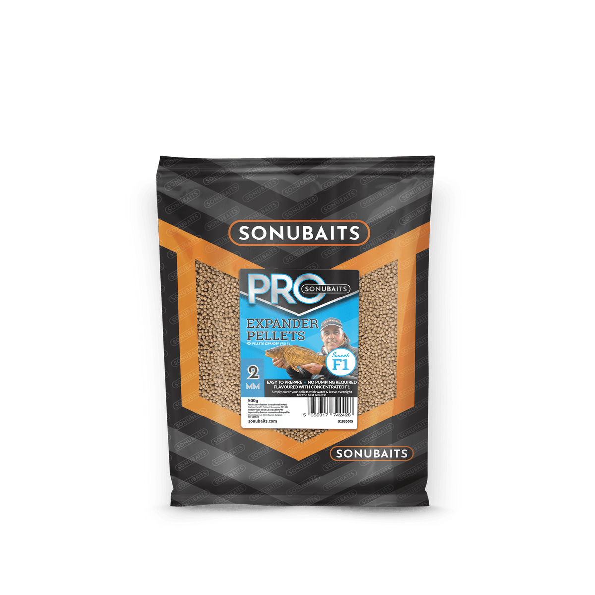 Sonubaits-F1 Pro Expander Pellets 500g-2mm - De Goeie Vangst