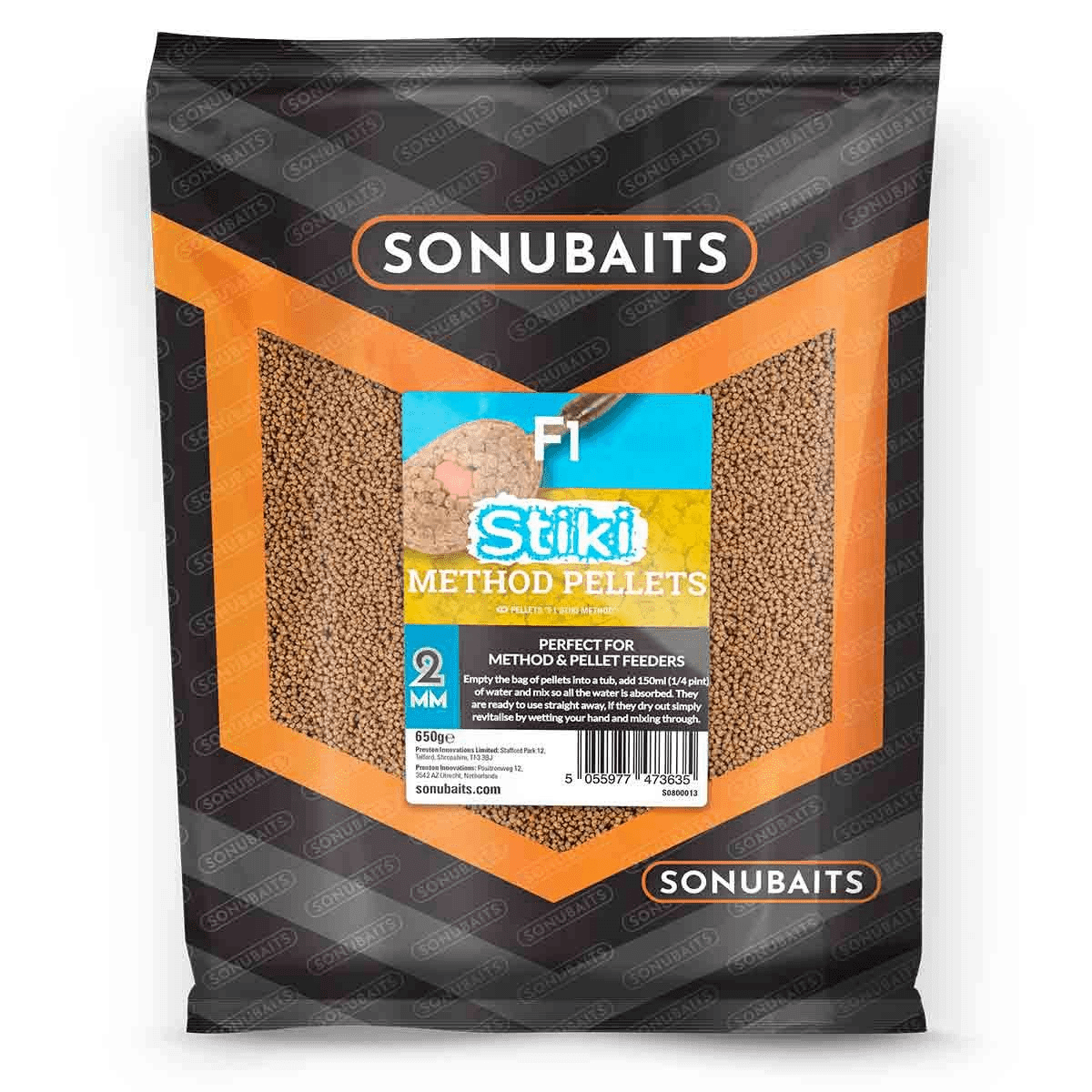 Sonubaits - F1 Stiki Method Pellets | 650g - Hengelsport De Goeie Vangst