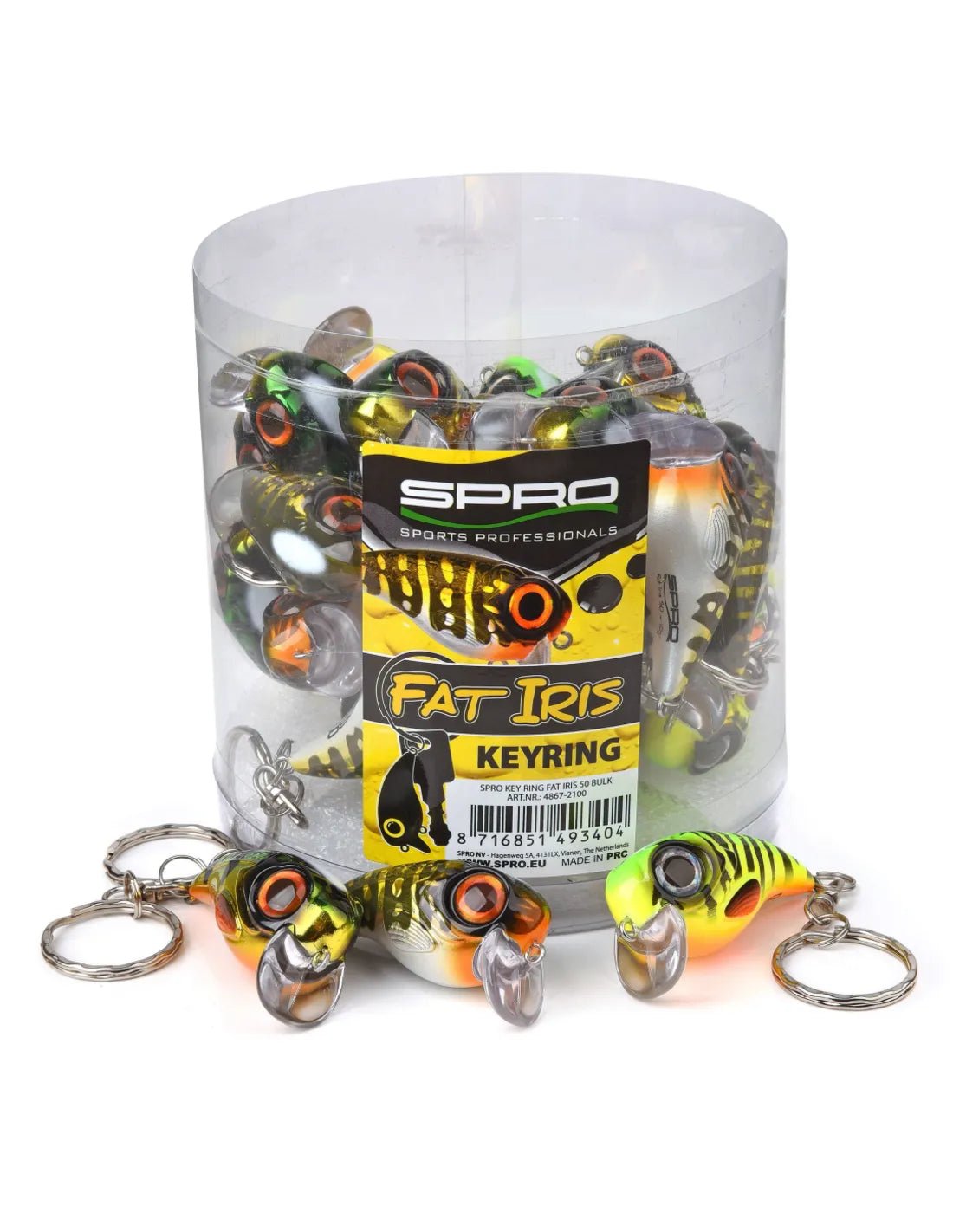 Spro - Fat Iris 50 Sleutelhanger - Hengelsport De Goeie Vangst