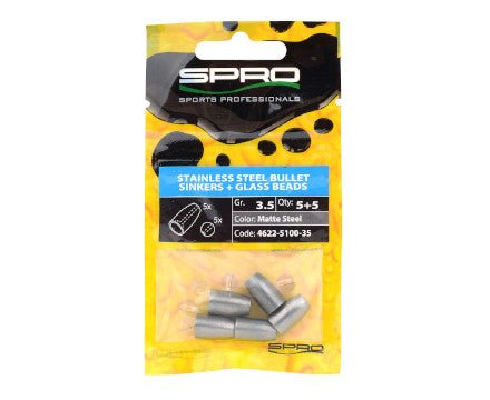Spro - Stainless Steel Bullet Sinkers - Hengelsport De Goeie Vangst