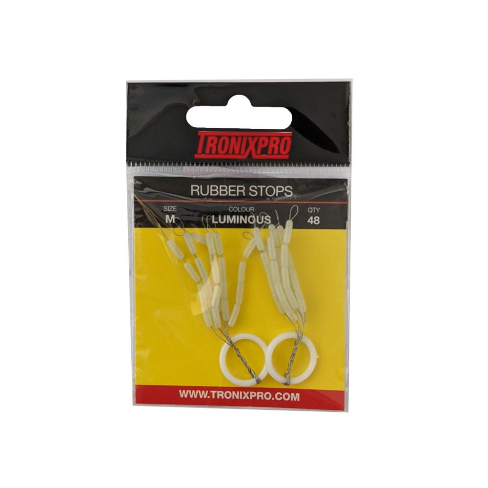Tronixpro - Luminous Rubber Stop | 48pcs - Hengelsport De Goeie Vangst