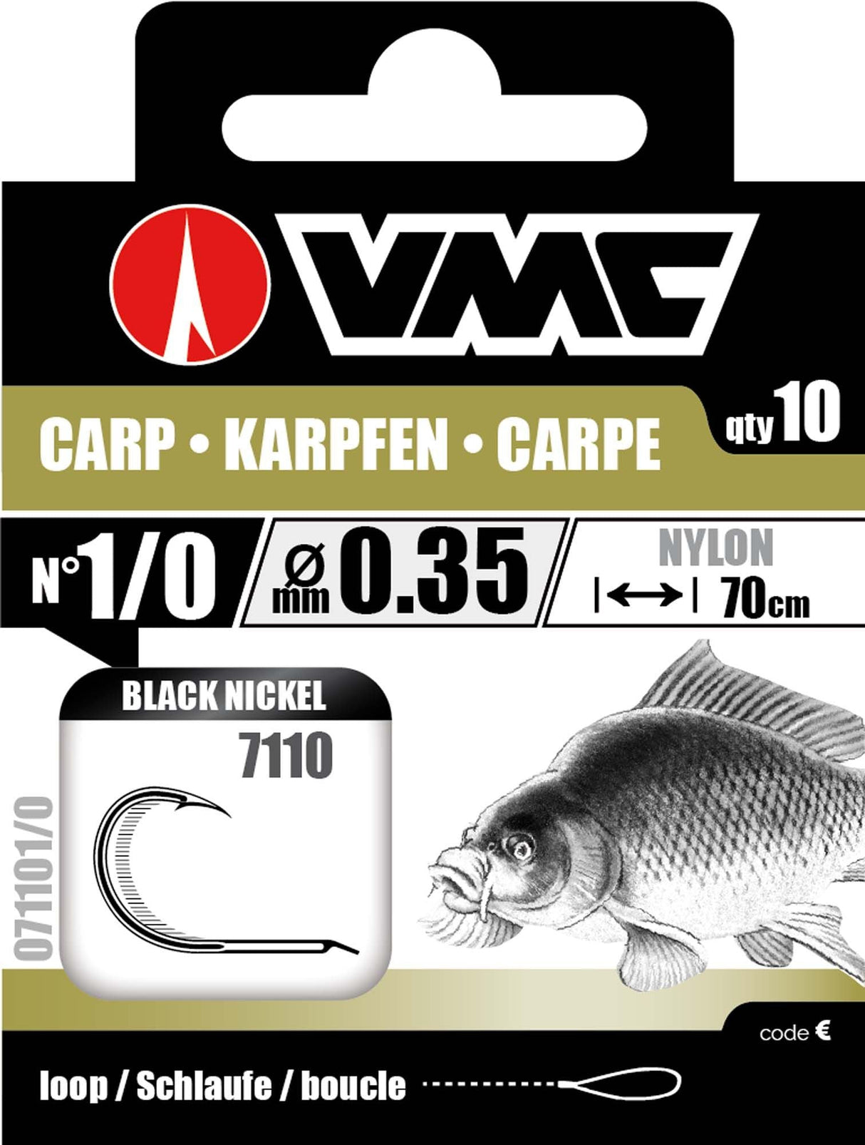 VMC - Karper Onderlijn Met Lus - Hengelsport De Goeie Vangst