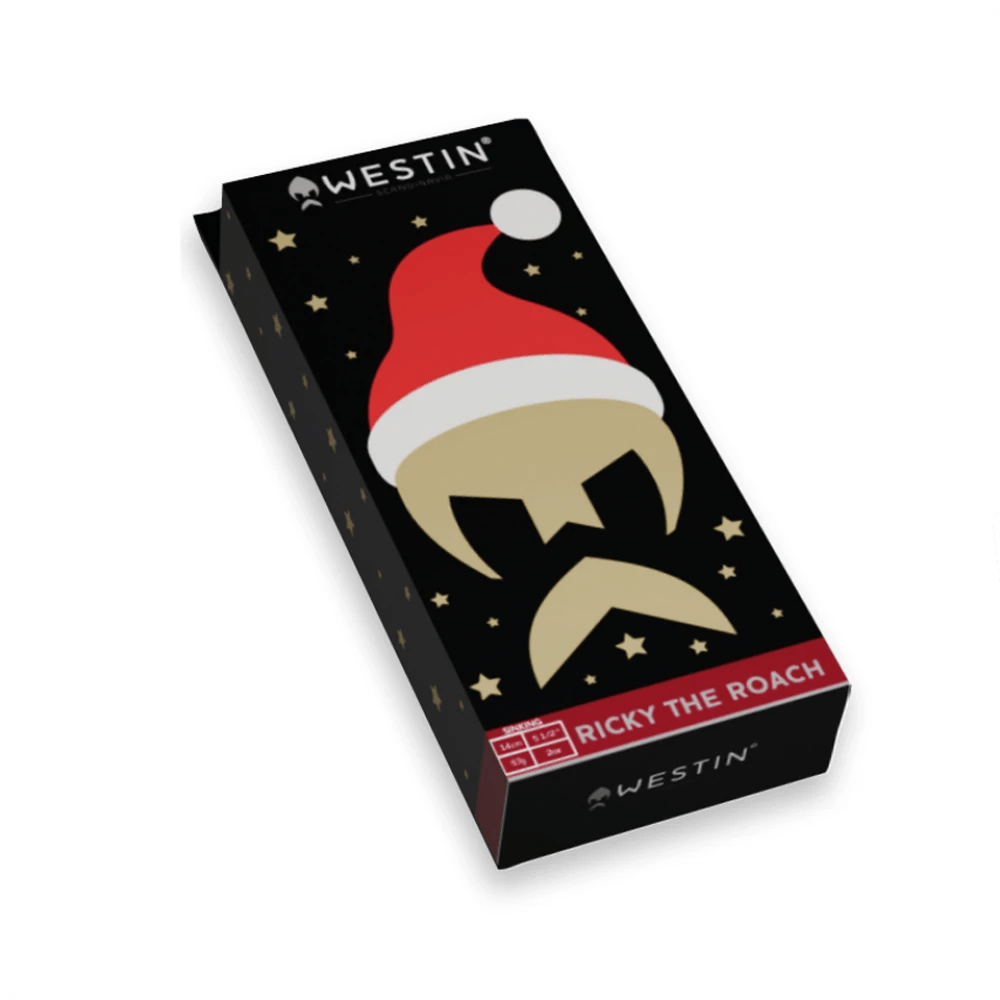 Westin - Ricky the Roach Shadtail 14cm 57g – Christmas Edition 25 - Hengelsport De Goeie Vangst