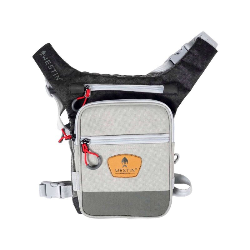 Westin - W3 Leg Bag Medium | Grijs/Zwart - Hengelsport De Goeie Vangst