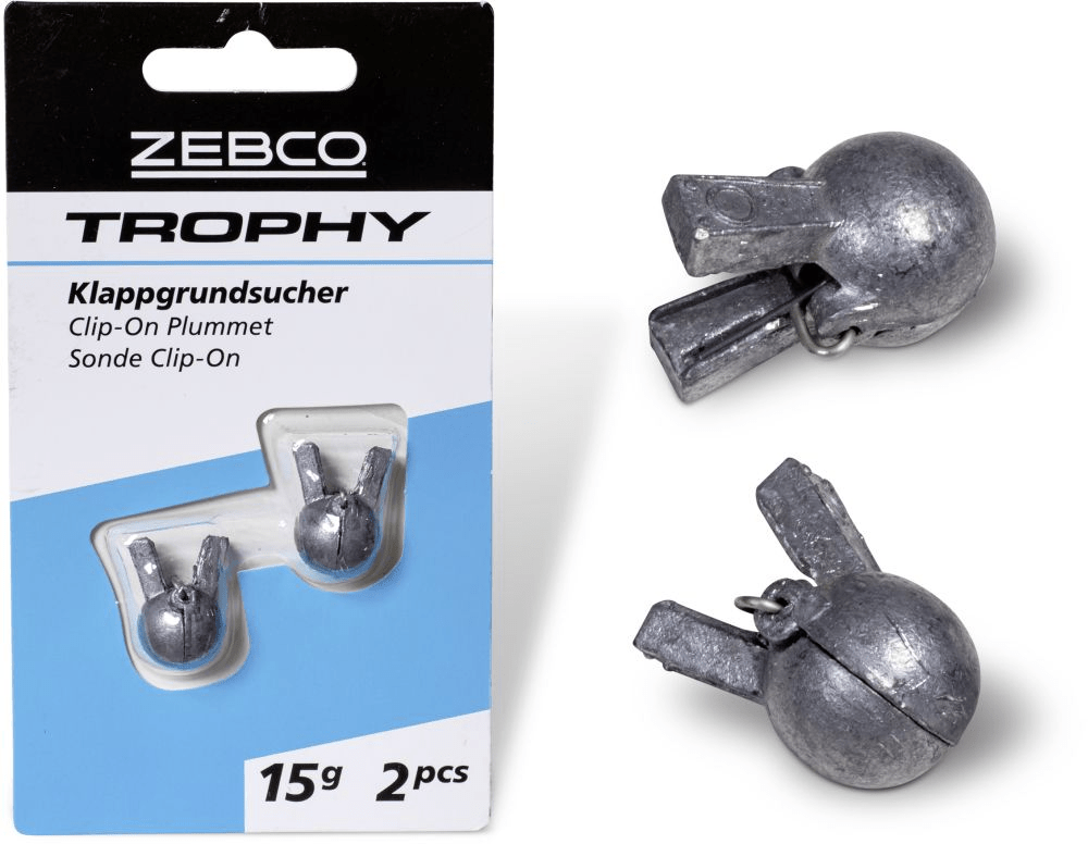 Zebco - Trophy Clip - On Plummet Peillood | 2 Stuks - Hengelsport De Goeie Vangst