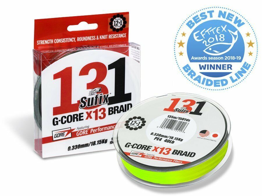 Sufix - 131 G - Core Braid | 150m - Hengelsport De Goeie Vangst