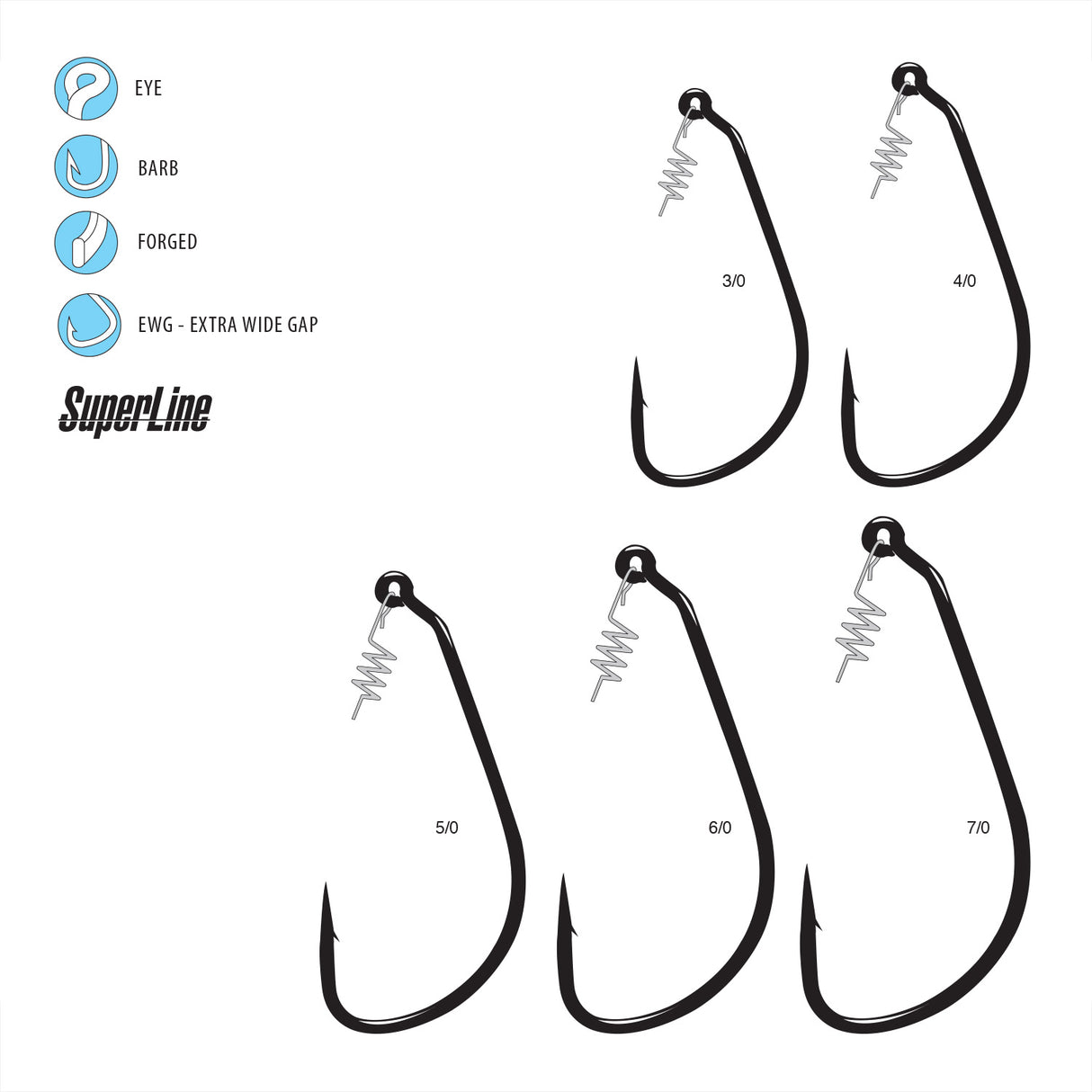 Superline Spring Lock Offset Haak