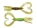 Keitech-Little Spider 3 Inch-green pumpkin/ chartreuse-7.5cm-Hengelsport De Goeie Vangst