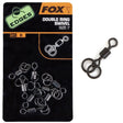 Fox Carp - Edges Double Ring Swivel - Hengelsport De Goeie Vangst