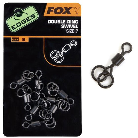 Fox Carp - Edges Double Ring Swivel - Hengelsport De Goeie Vangst