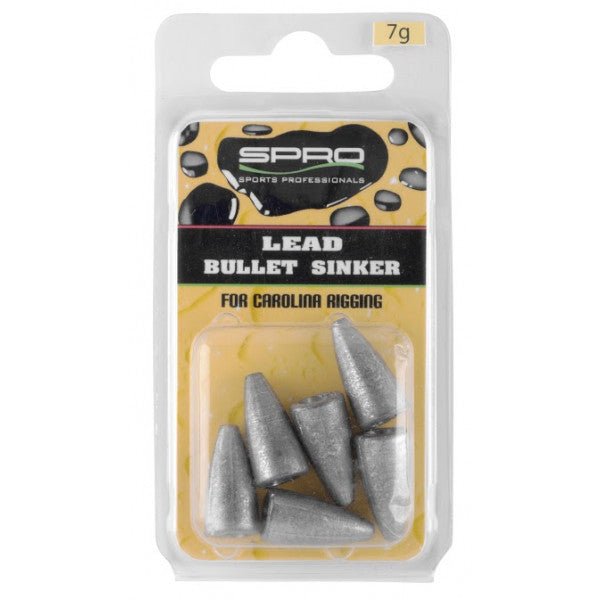 Spro - Lead Bullet Sinkers - Hengelsport De Goeie Vangst