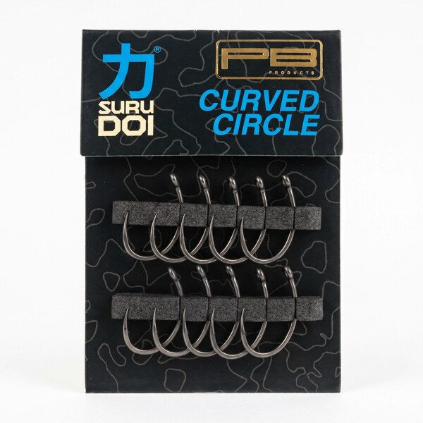 SURUDOI Curved Circle Hook PTFE Karperhaak