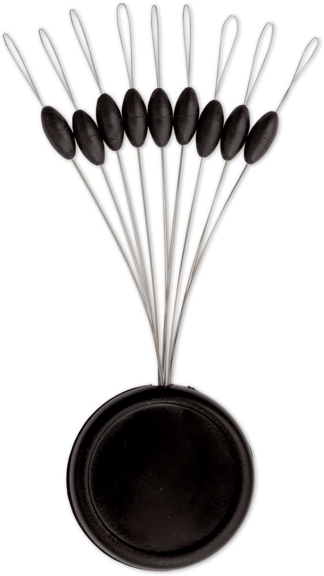 Quantum - 4Street Rubber Stop Medium | Zwart | 9 Stuks - Hengelsport De Goeie Vangst