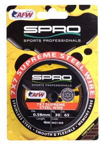 Spro - Supreme Steel Wire 4m - Hengelsport De Goeie Vangst