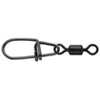 Spro - Matt Black Secure Snap Rolling Swivel - Hengelsport De Goeie Vangst