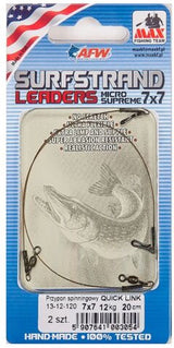 AFW-Fishing Wire Surfstrand 7X7 Quick Link-9kg / 35cm - Hengelsport De Goeie Vangst