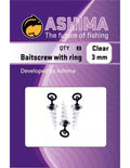 Ashima-Baitscrew With Ring-Clear-3mm-Hengelsport De Goeie Vangst