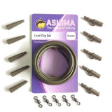 Ashima-Lead Clip Set-Camo Green - Hengelsport De Goeie Vangst