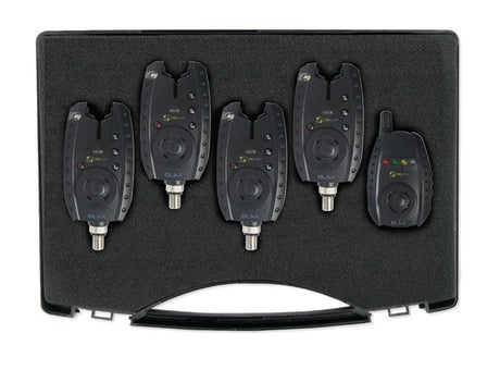 Carp Spirit - Blax Beetmelderset X4 + Ontvanger X1 - Hengelsport De Goeie Vangst