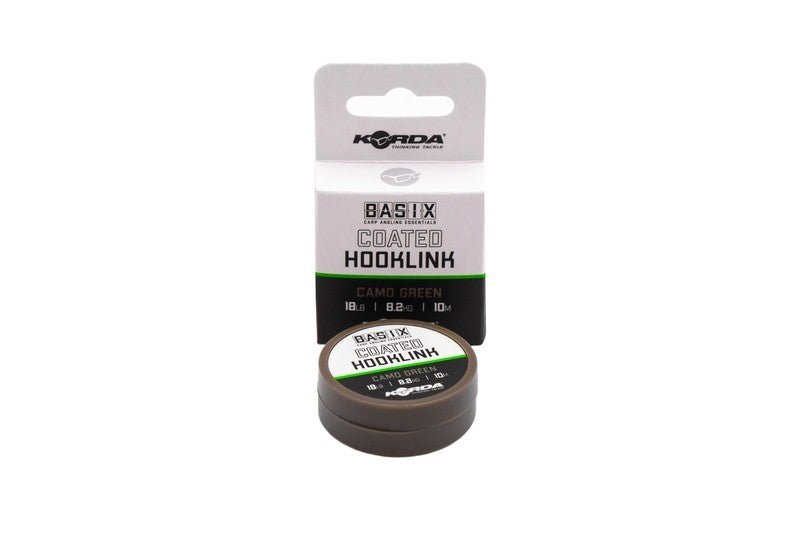 Korda - Basix Coated Hooklink | 10m - Hengelsport De Goeie Vangst