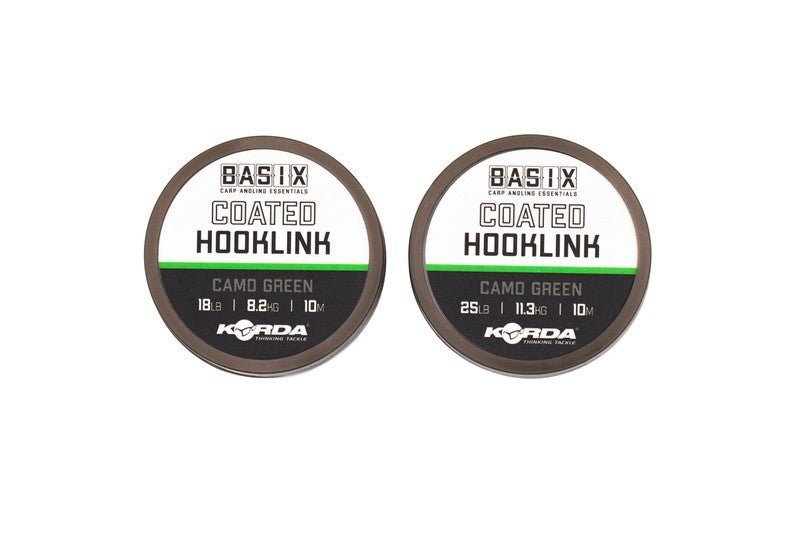 Korda - Basix Coated Hooklink | 10m - Hengelsport De Goeie Vangst