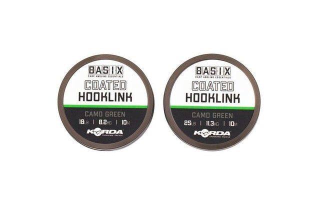 Korda - Basix Coated Hooklink | 10m - Hengelsport De Goeie Vangst