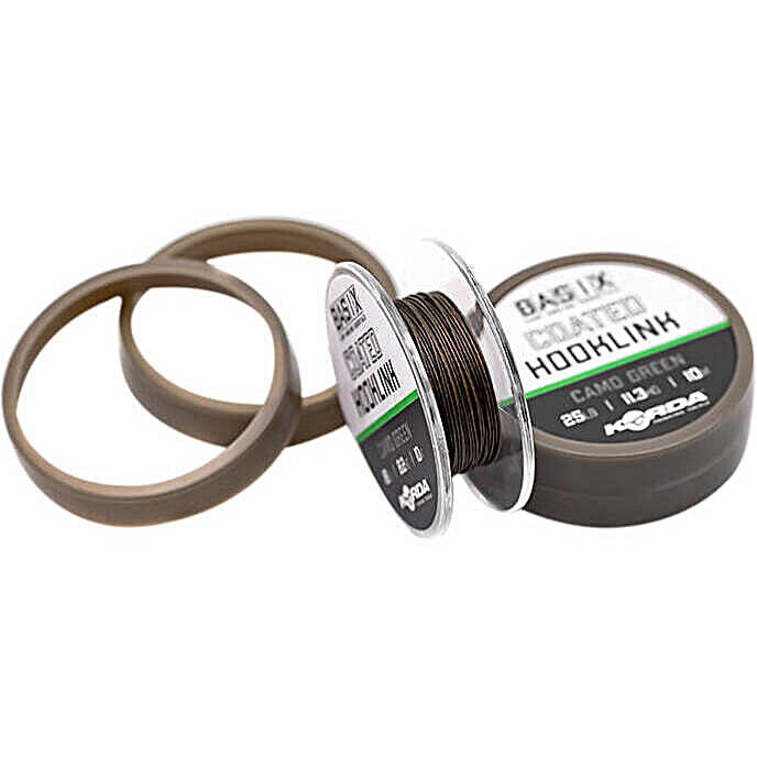 Korda - Basix Coated Hooklink | 10m - Hengelsport De Goeie Vangst