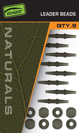 Fox Carp-Edges Naturals Leader Bead Kit-NoColour - Hengelsport De Goeie Vangst