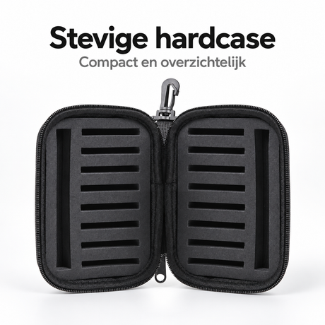 16-delige Spinner Kunstaas Set met Hardcase