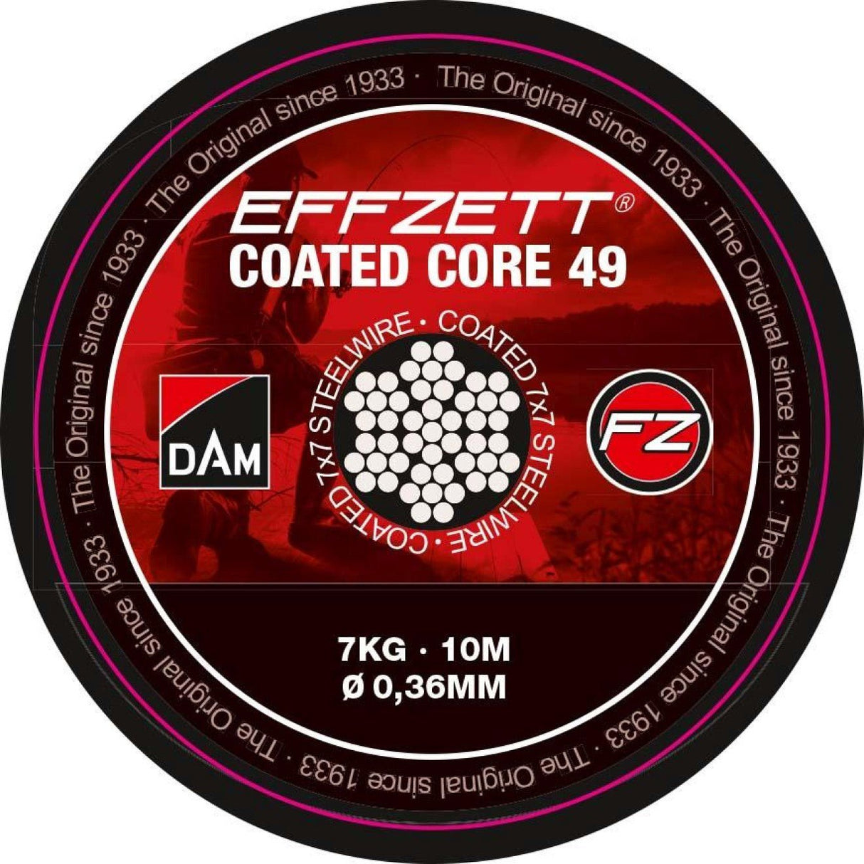 Dam - Effzett Coated Core49 Steeltrace | 10m - Hengelsport De Goeie Vangst