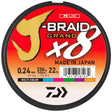 Daiwa - J - braid Grand X8 | 150m - Hengelsport De Goeie Vangst