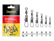 Delphin - Rolling Swivel With Interlock Snap | 10 Stuks - Hengelsport De Goeie Vangst