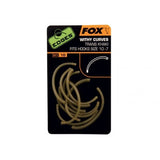 Fox Carp-Edges Withy Curves-Trans Khaki-Hook size 10-7-Hengelsport De Goeie Vangst