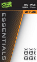 Fox Carp-Essentials Rig Rings-Zwart-Small-Hengelsport De Goeie Vangst