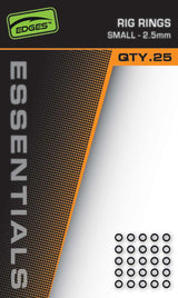 Fox Carp-Essentials Rig Rings-Zwart-Small-Hengelsport De Goeie Vangst