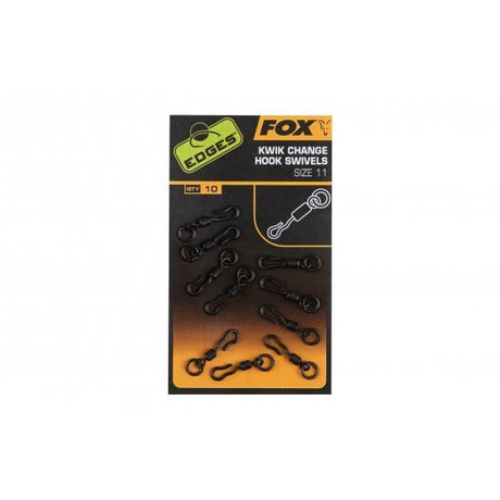 Fox Carp - Edges Kwik Change Mini Hook Swivels - Hengelsport De Goeie Vangst