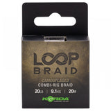 Korda-Loop Braid | 20Lb-Bruin-20lb-Hengelsport De Goeie Vangst